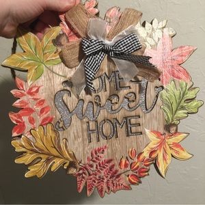 Wooden Home Sweet Home Hanging Decoration